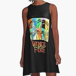 Wings Of Fire All Together Men A-Line Dress
