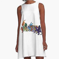 Wings of Fire Dragonet A-Line Dress