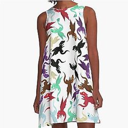 Wings of Fire Pyrrhia A-Line Dress