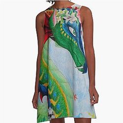 Queen - Wings of Fire A-Line Dress