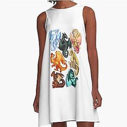 Wings of Fire Jade Moonwatcher Qibli Peril Turtle Kinkajou A-Line