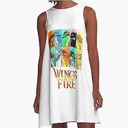 Glory Rainwing Wings of Fire Dragonets A-Line Dress Kids Gift