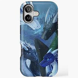 Arctic Foeslayer Whiteout Darkstalker Family Wings of Fire iPhone Tough Case