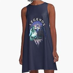 Wings of Fire Legends Fathom Darkstalker Clearsight A-Line Dress
