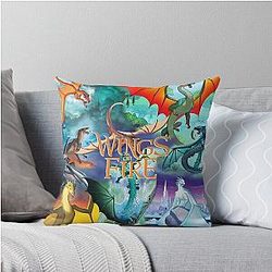 Wings of Fire All Dragon Series Throw Pillow