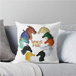 Wings of Fire Throw Pillow