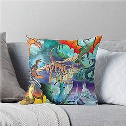 Wings of Fire All Dragon Series Throw Pillow