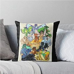 Wings of Fire Throw Pillow