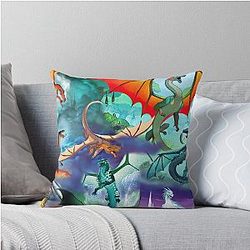 Wings of Fire: All Dragon Series Throw Pillow