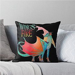 Wings of Fire Queen Throw Pillow