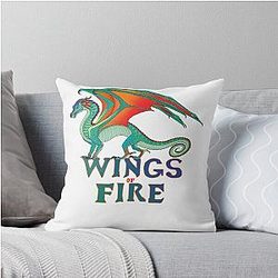 Glory Rainwing Wings of Fire Gift for Birthday Throw Pillow