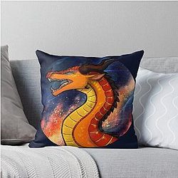 Wings of Fire - Peril in the Flames Throw Pillow