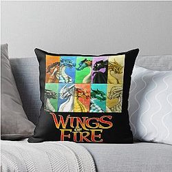 Wings of Fire Throw Pillow