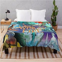 Wings of Fire Character Throw Blanket