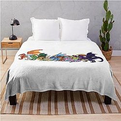 Wings of Fire Dragonets Throw Blanket