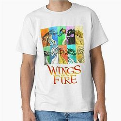 Glory Fantasy Rainwing Wings of Fire Dragonets Men Women Kids Classic Gift T-Shirt