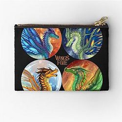 Wings of Fire Heroes of the Lost Continent Zipper Pouch
