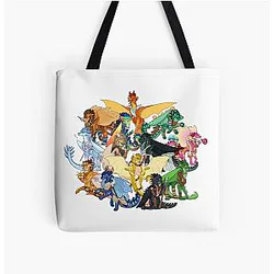 Wings of Fire as D&D Characters Tote Bag