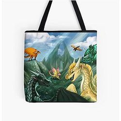 Wings of Fire - Welcome to Jade Mountain Tote Bag