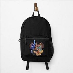 Many Wings of Fire Dragon Art Backpack