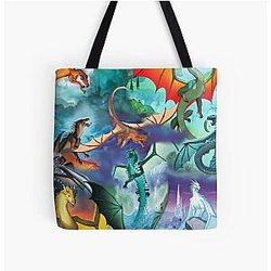 Wings of Fire All Over Print Tote Bag