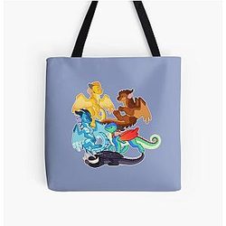 Dragonets of Destiny Wings of Fire All Over Print Tote Bag