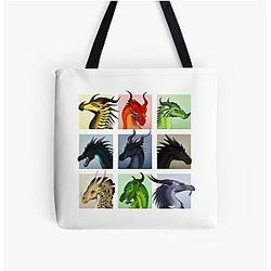 Wings of Fire Bad Guys Tote Bag