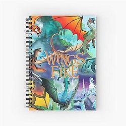 Wings of Fire All Dragon Series Spiral Notebook