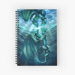 Wings of Fire Fathom and Turtle Spiral Notebook