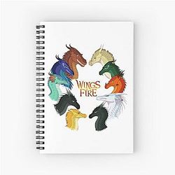 Wings of Fire Spiral Notebook