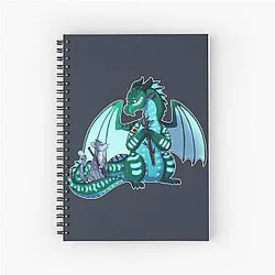 Wings of Fire and Jayfeather Stick Spiral Notebook