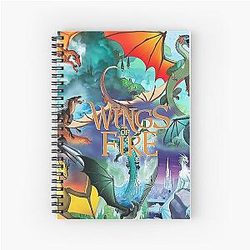 Wings of Fire All Character Spiral Notebook