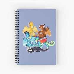 Dragonets of Fire Spiral Notebook