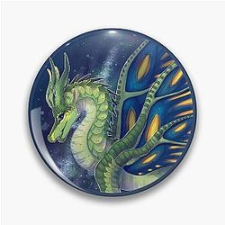 Wings of Fire - Luna the Silk Wing Pin