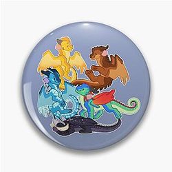 Dragonets of Fire Pin