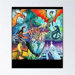 Wings of Fire Dragon Art Poster