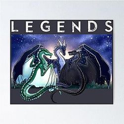 Wings of Fire - Legends: Fathom, Darkstalker, Clearsight Poster