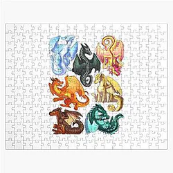 Wings of Fire Jade Moonwatcher Winter Qibli Peril Umber Kinkajou Puzzle