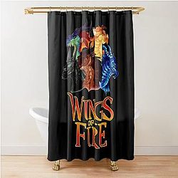 Wings of Fire Shower Curtain