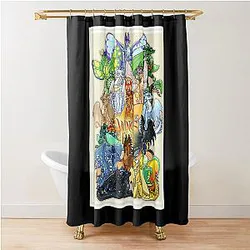 Wings of Fire Shower Curtain