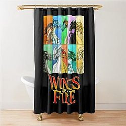 Wings of Fire Shower Curtain