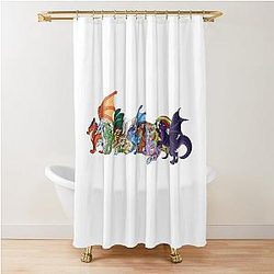 Wings of Fire Dragonets Shower Curtain