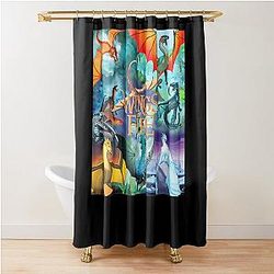 Wings of Fire Shower Curtain