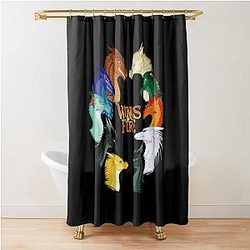 Wings of Fire Shower Curtain