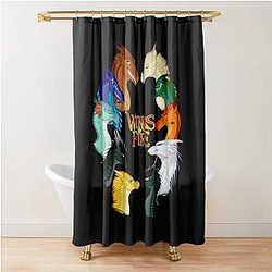 Wings of Fire  Shower Curtain