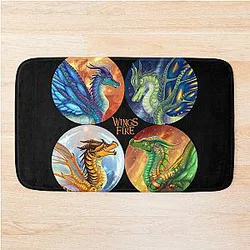 Wings of Fire: Heroes of the Lost Continent Bath Mat