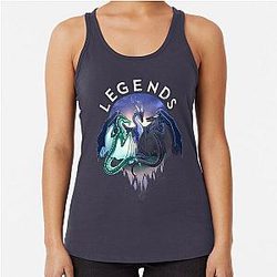 Wings of Fire - Legends of Fathom, Darkstalker, and Clearsight Racerback Tank Top