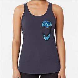 Wings of Fire Pocket Dragon Racerback Tank Top