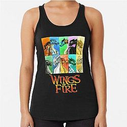 Wings of Fire All Together Racerback Tank Top
