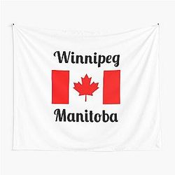 Winnipeg Manitoba - Stylish Prints Tapestry